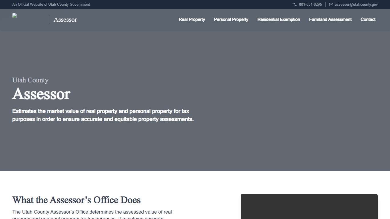 Utah County Assessor